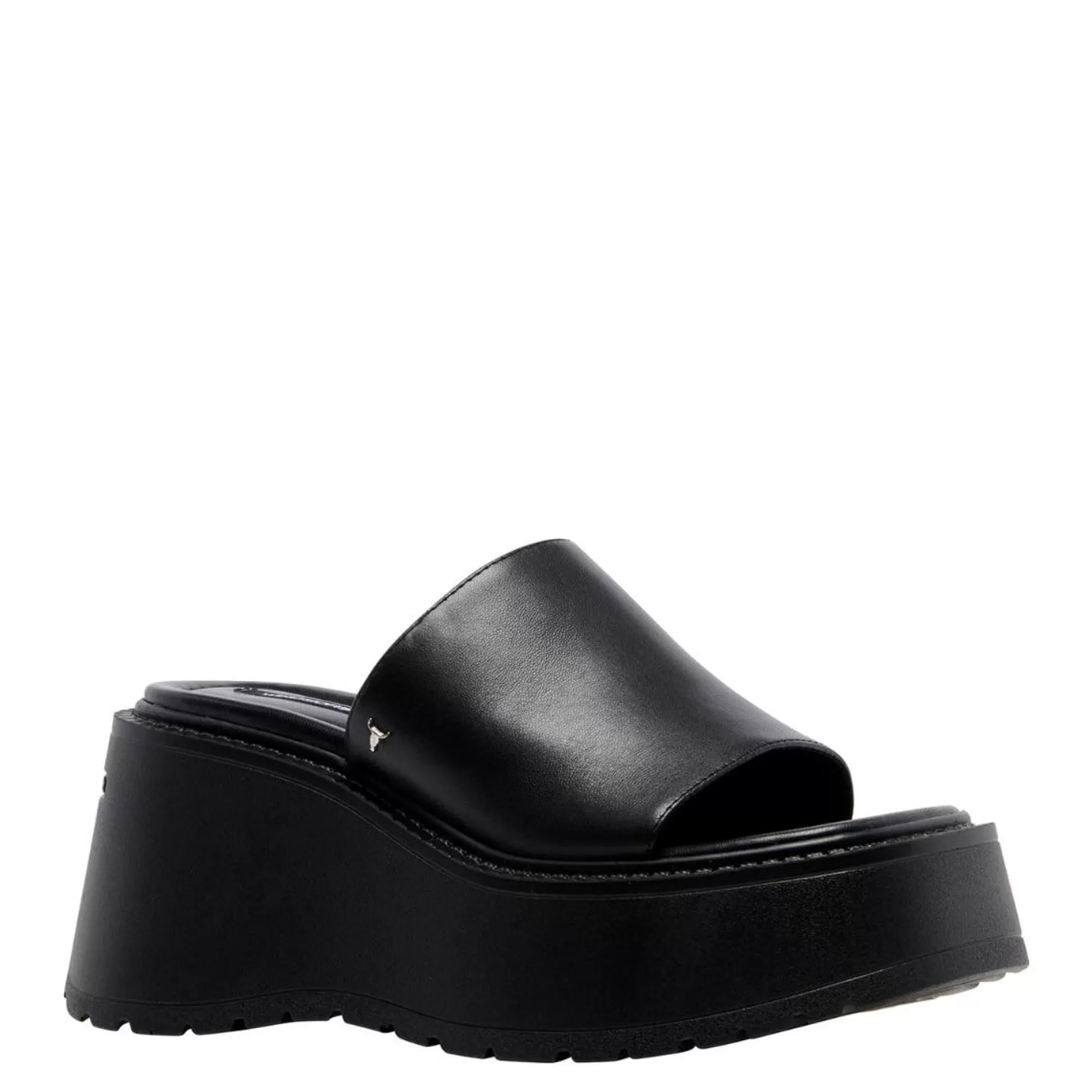 Woman Windsor Smith Chunky Sandals*Candy Black Leather Sandal