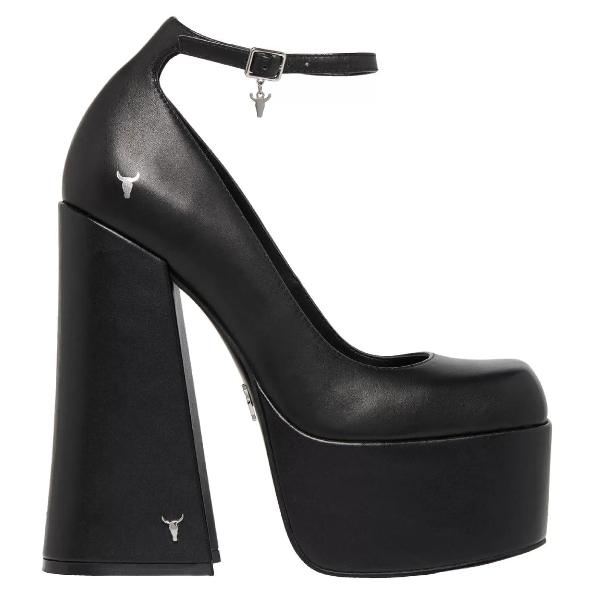 Woman Windsor Smith High Heels*Dizzy Black Leather