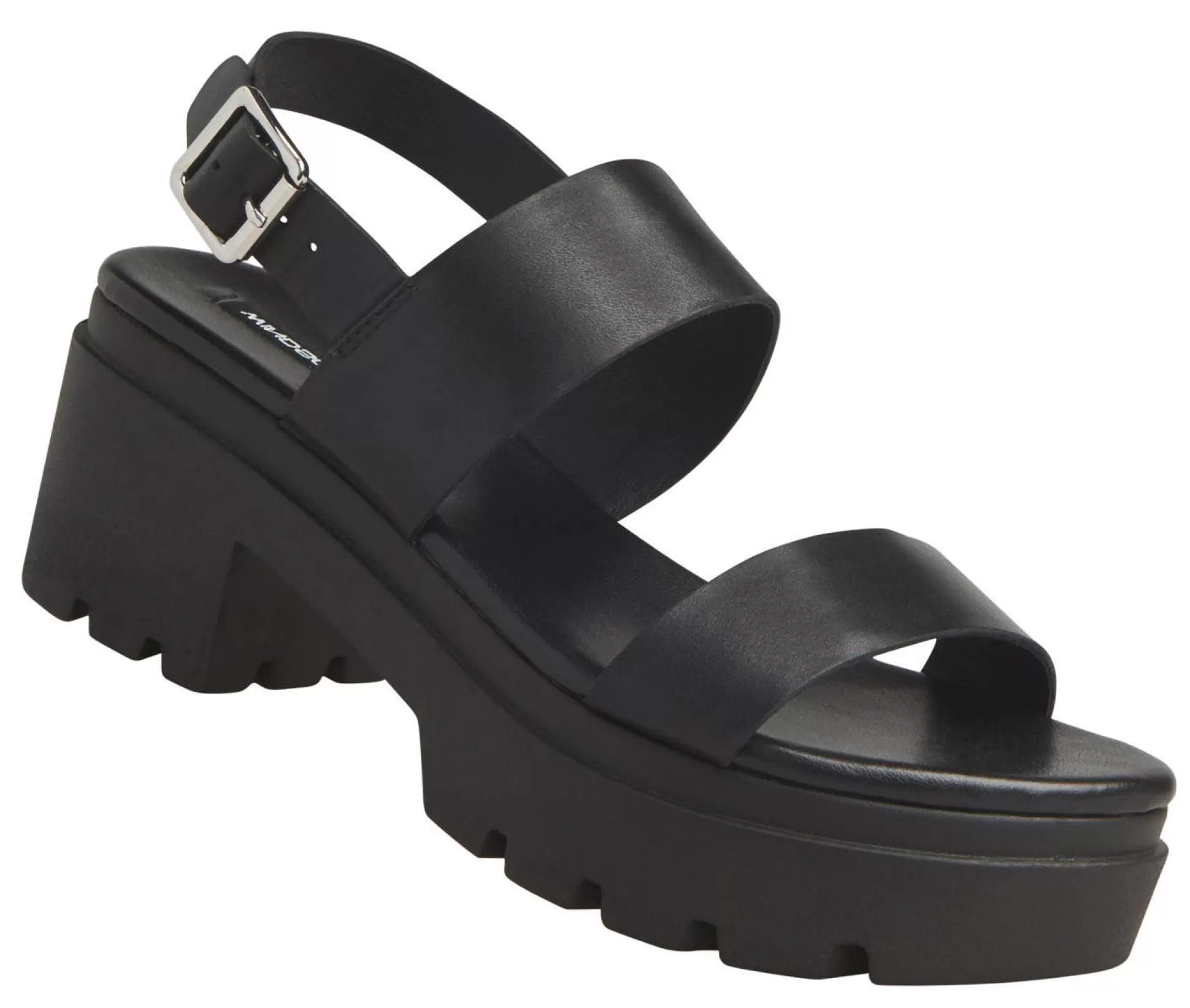 Woman Windsor Smith Chunky Sandals*Emmy Black Leather