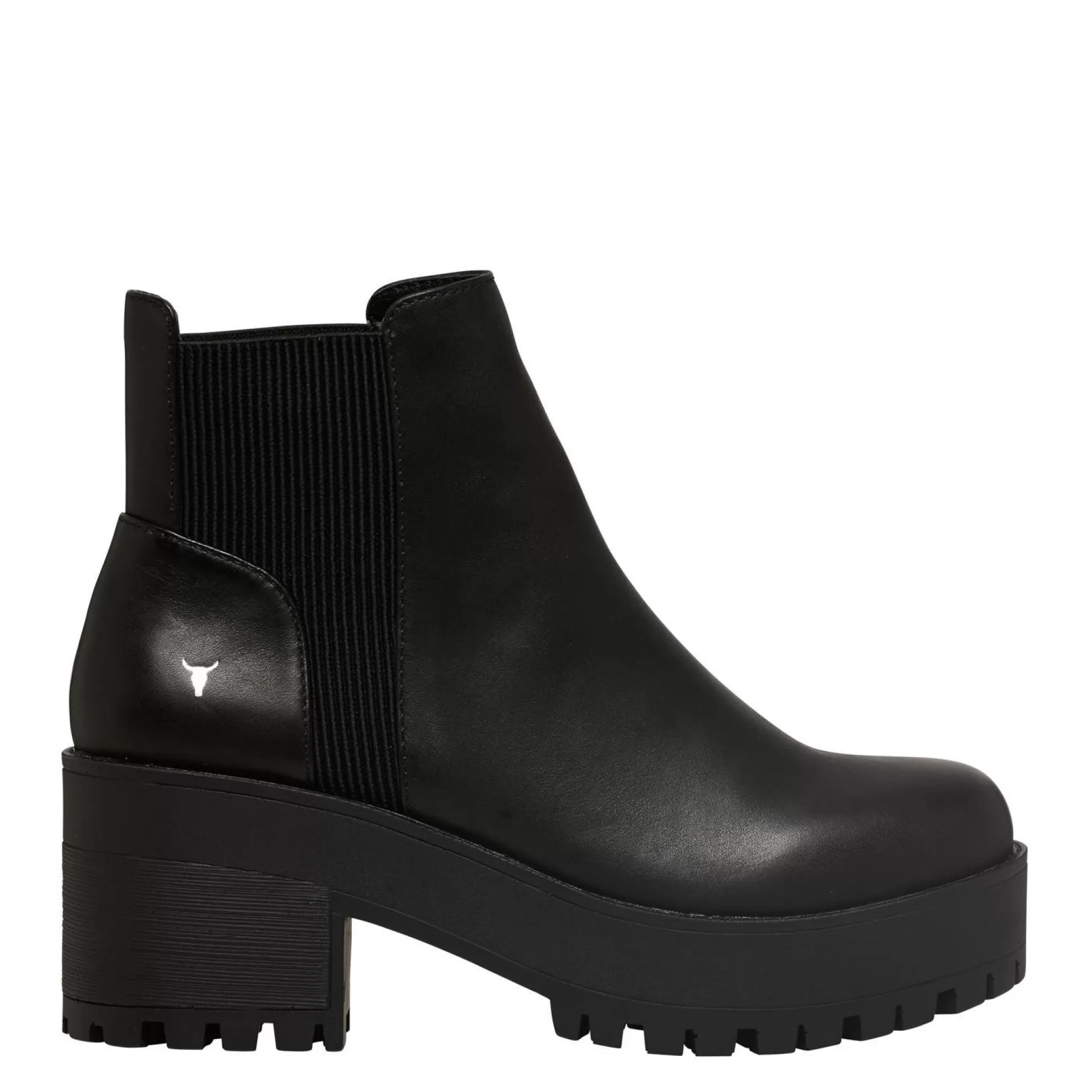 Woman Windsor Smith Platform Boots*Icon Black Leather