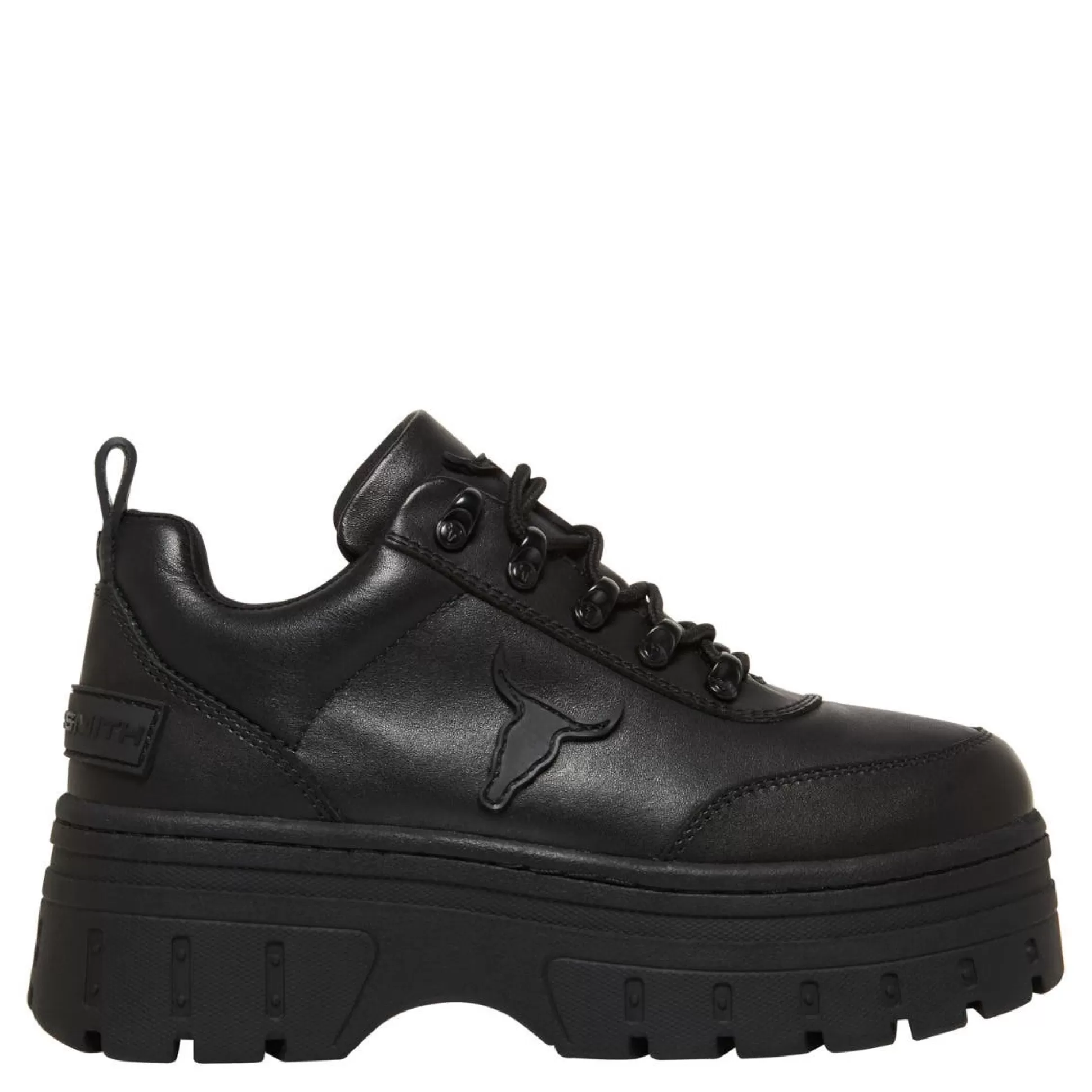 Woman Windsor Smith Sneakers*Lux Black Leather