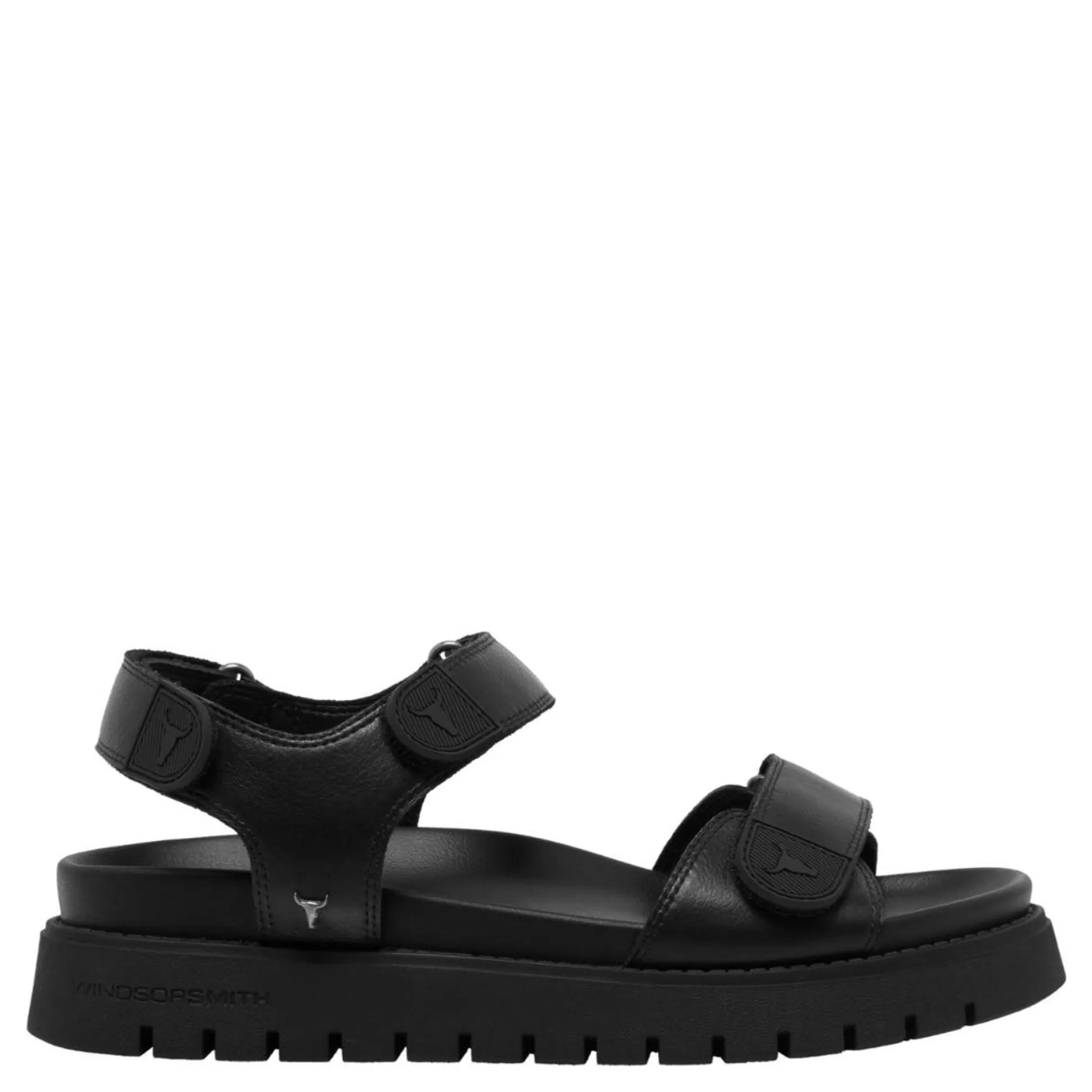 Woman Windsor Smith Flat Sandals*Midsummer Black Leather