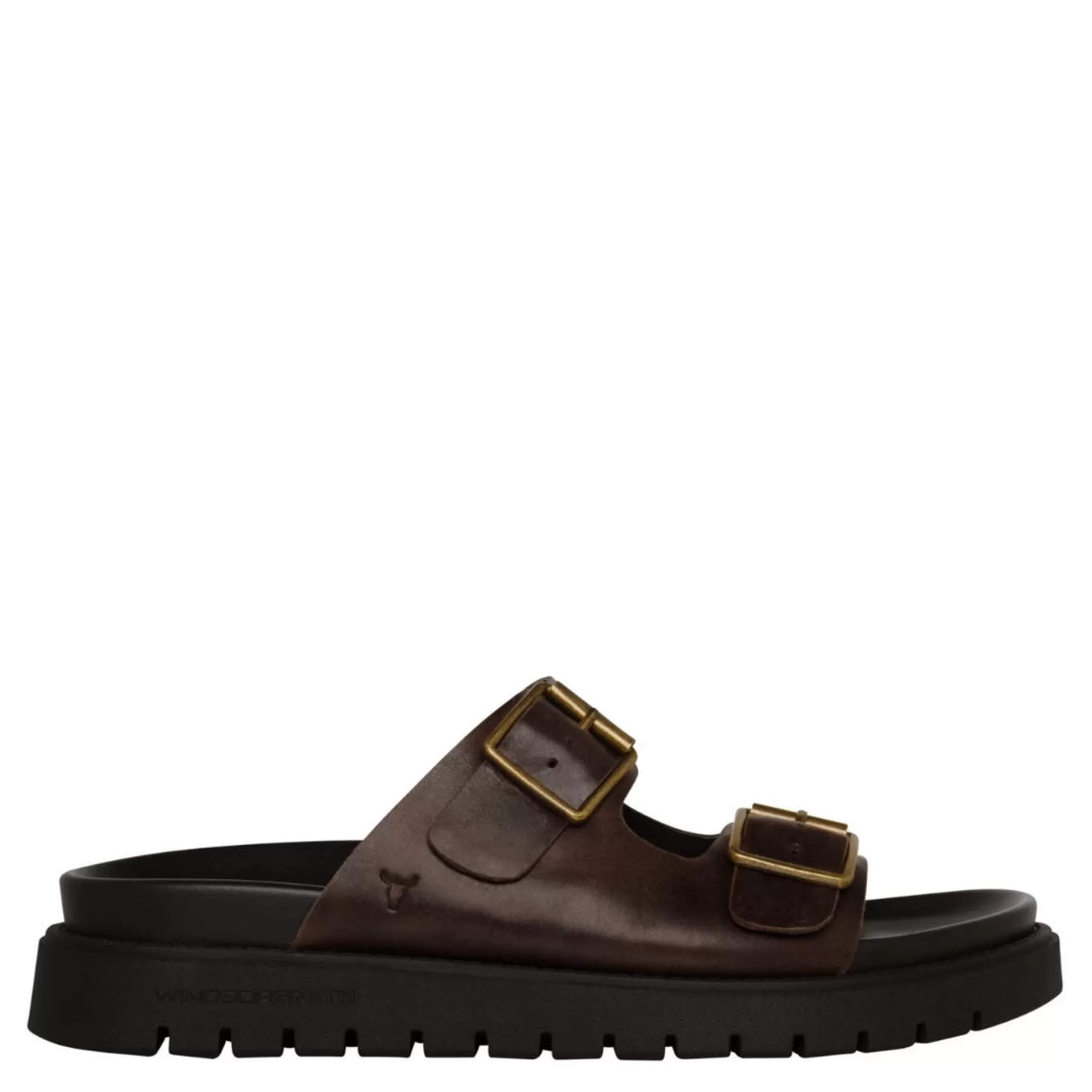 Man Windsor Smith Sandals*Reign Dark Brown Leather