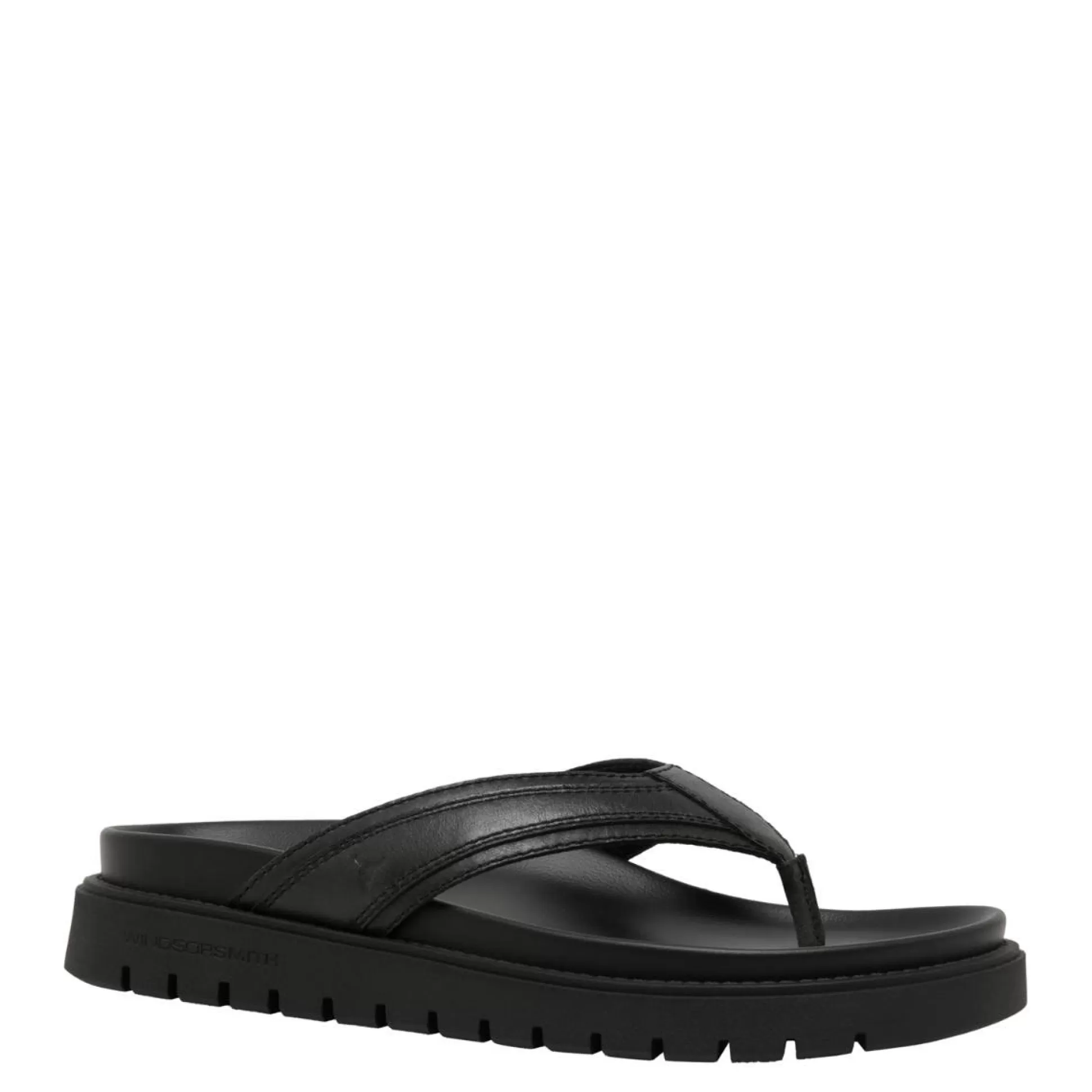 Man Windsor Smith Sandals*River Black Leather