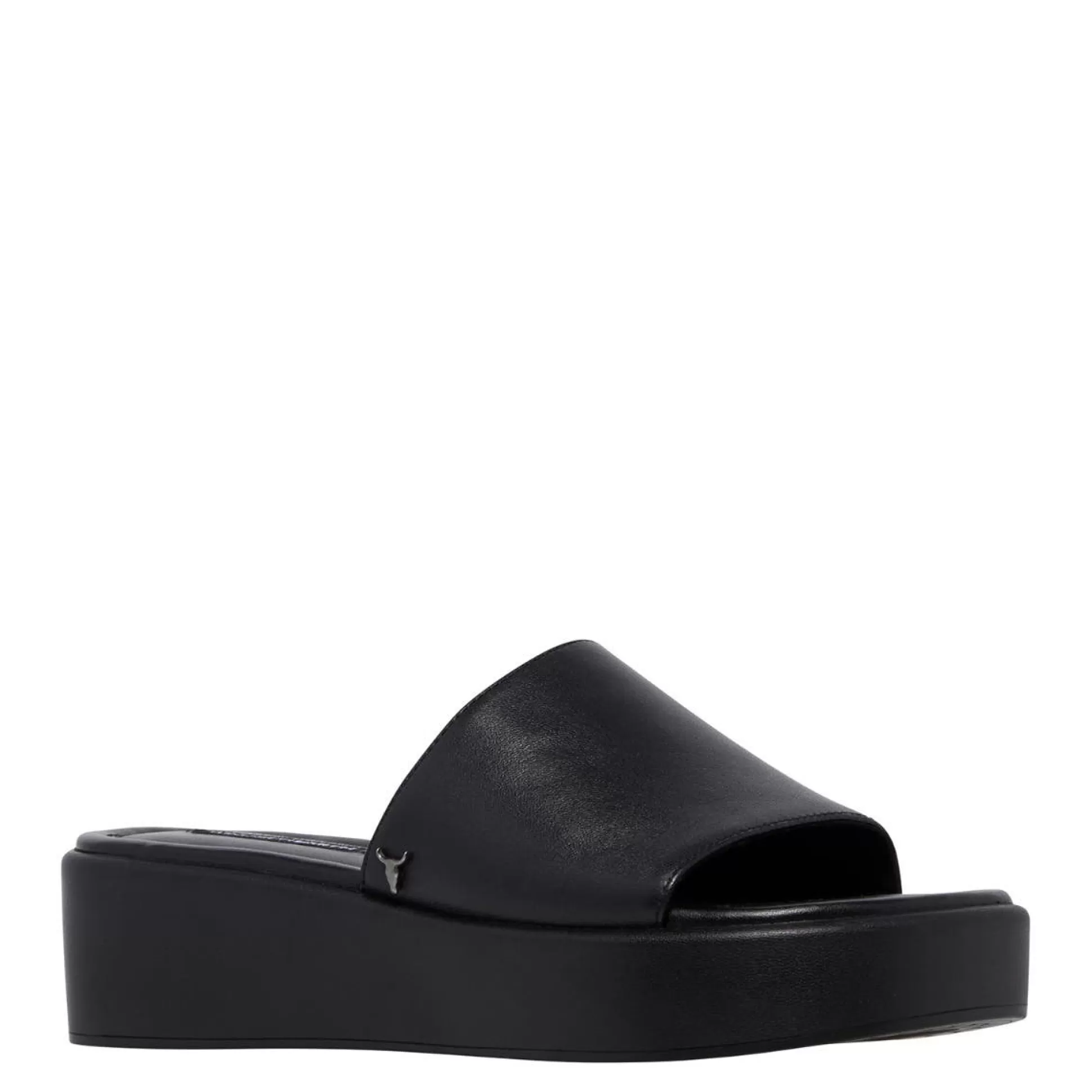 Woman Windsor Smith Chunky Sandals*Shook Black Leather Sandal