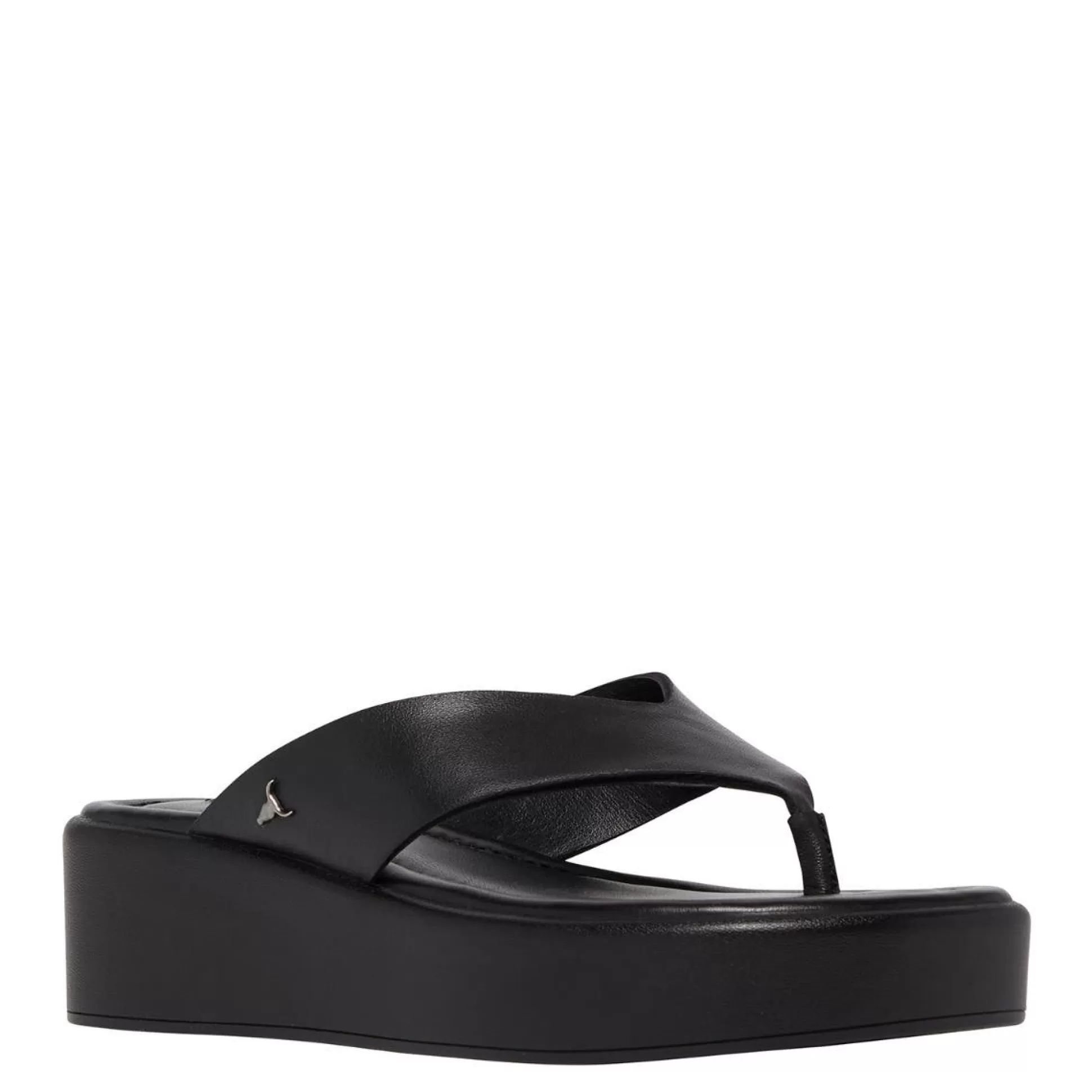 Woman Windsor Smith Chunky Sandals*Sinful Black Leather Sandal